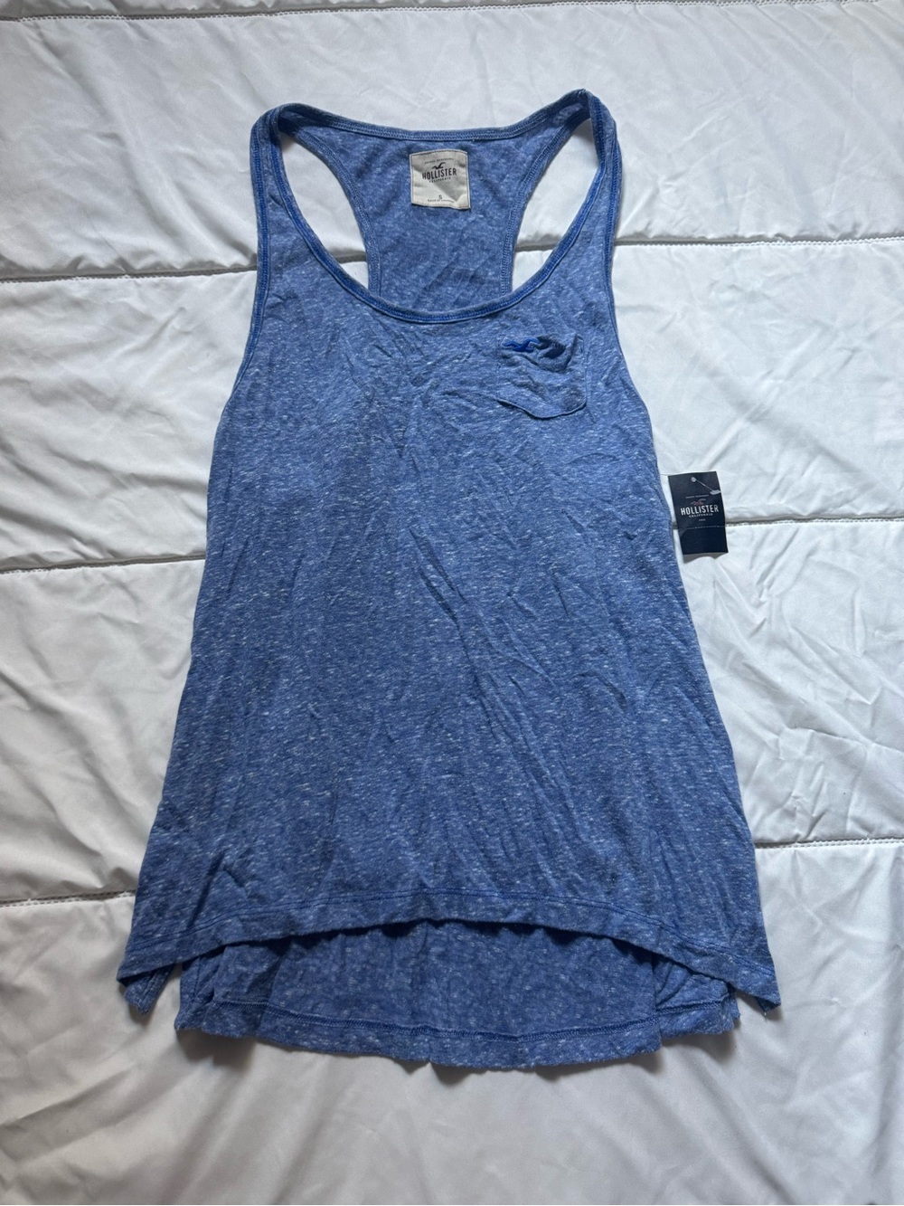 Hollister Blue Racerback Tank Top 🩵💙✨